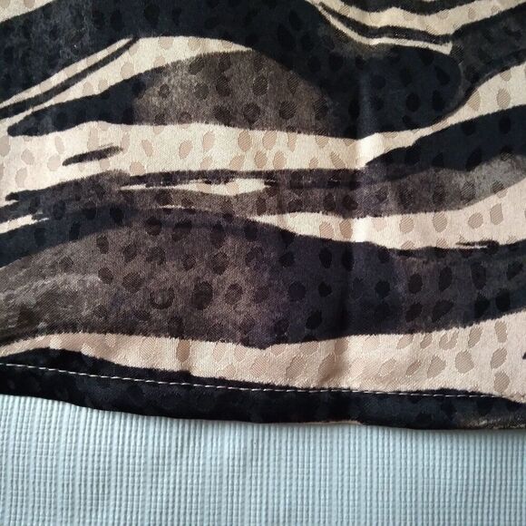 Nine West Plus Size Tan and Black Zebra Print Lightweight Camisole Women's XXL - Picture 10 of 12